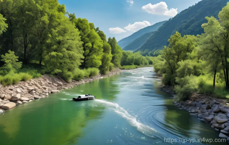 하천 복원 프로젝트의 실행 비용 분석 - **Prompt 1: Community-Engaged River Restoration**
    "A vibrant, natural river scene in a suburban ...