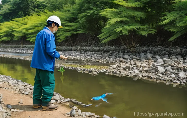 하천 생태계 복원 프로젝트의 관리 및 평가 - **"Community-Led River Revival"**
    Create an image illustrating a vibrant community meeting in ru...