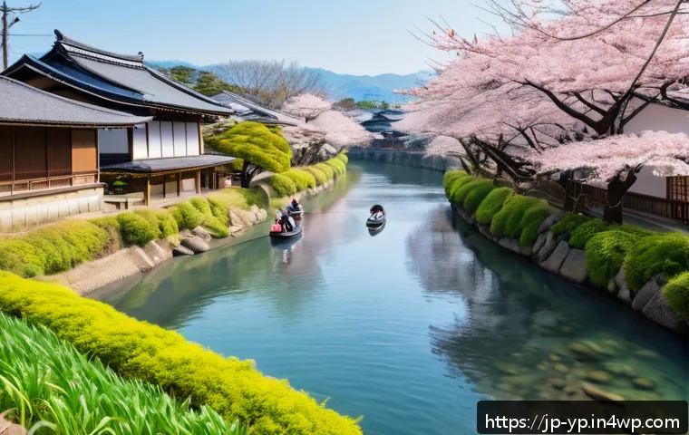 하천 생태계 복원 참여자 간의 경험 공유 플랫폼 - A vibrant community scene by a clean, gently flowing Japanese river surrounded by lush greenery in e...
